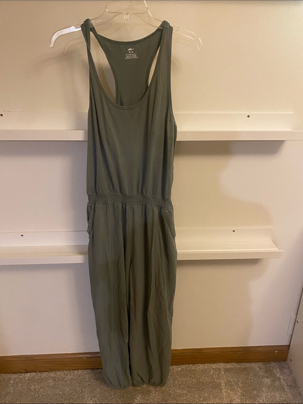 aerie Olive Green Racerback Tank